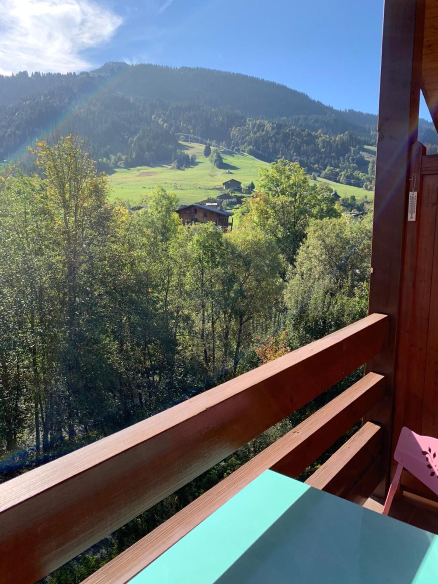 Appartement Vue Piste De Ski Praz-sur-Arly Extérieur photo