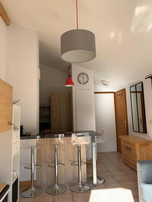 Appartement Vue Piste De Ski Praz-sur-Arly Extérieur photo