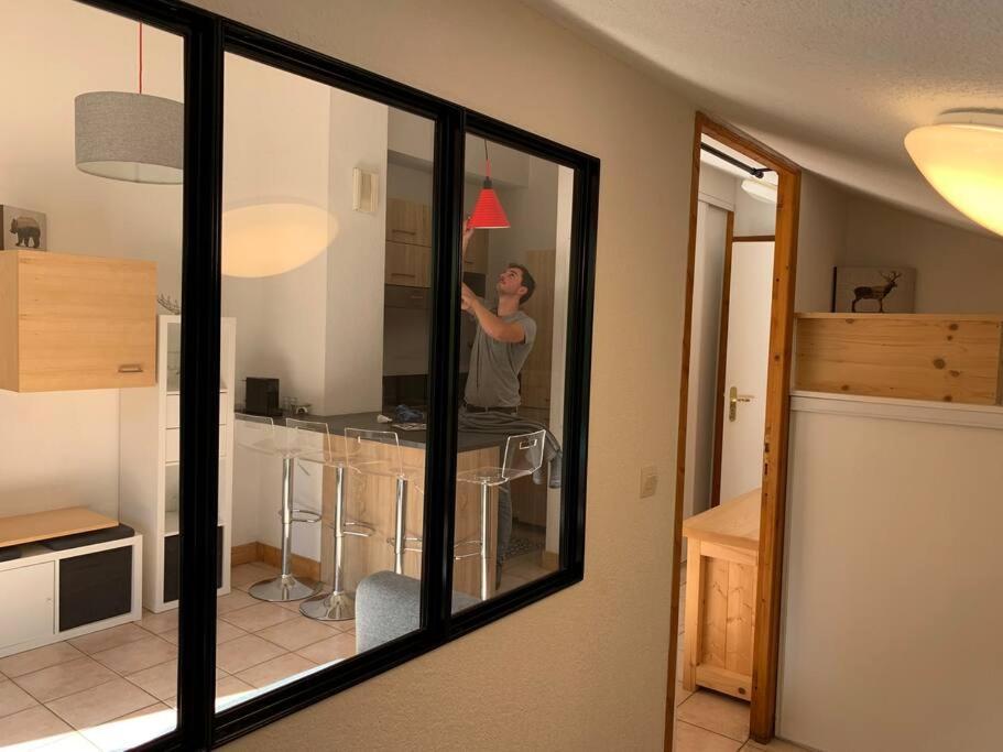 Appartement Vue Piste De Ski Praz-sur-Arly Extérieur photo